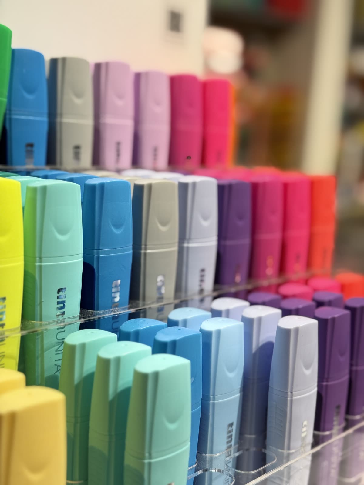 Evidenziatori in una selezione di colori pastello